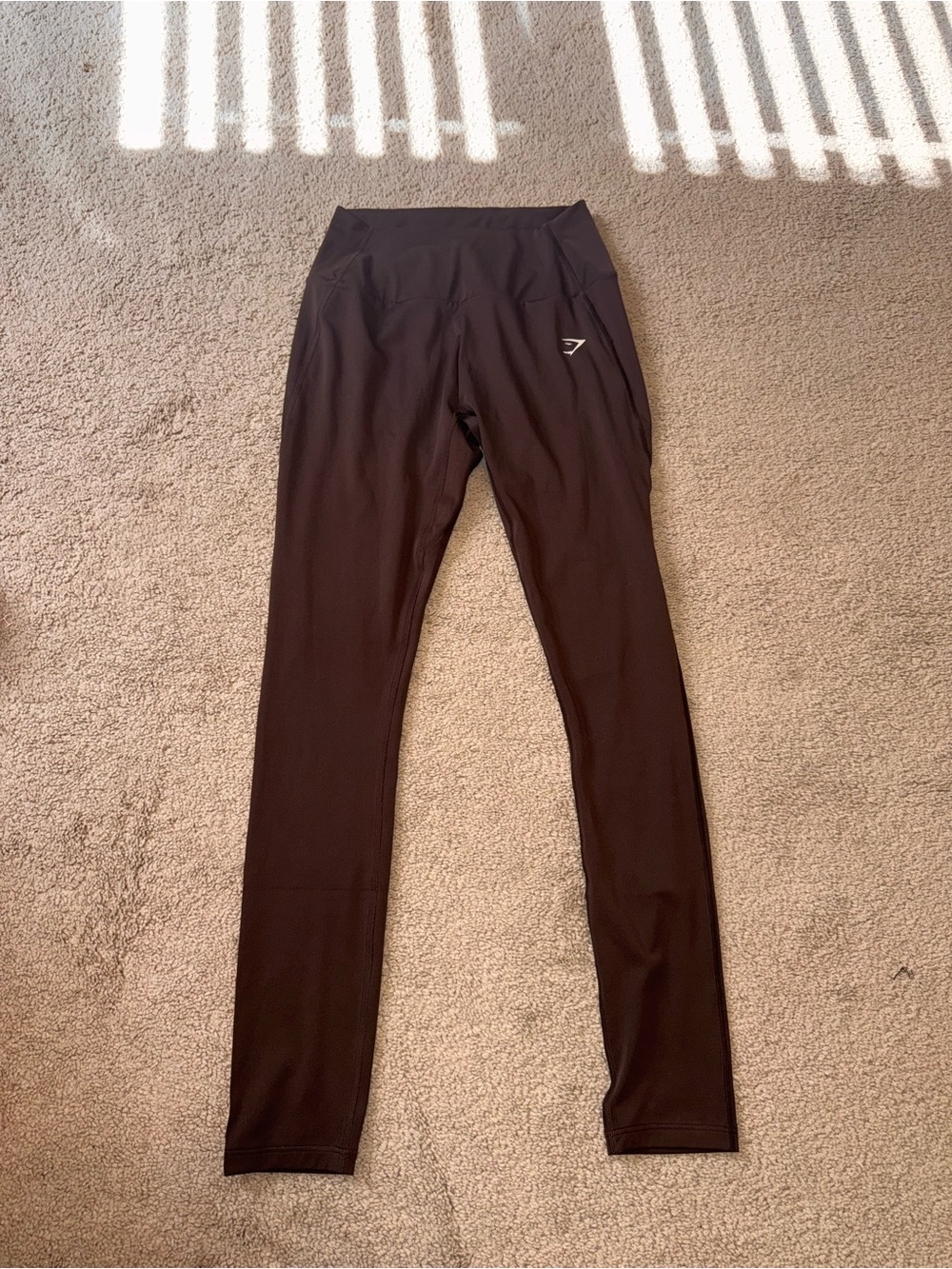 Gymshark brown High-Waist Leggings small